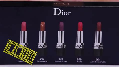 dior mini lipstick set review|rouge Dior lipstick shades.